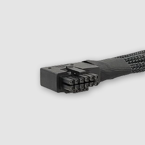 Smart Dongle,Right 90¢X 12V-2x6 Plug to 3*PCI-E 2x4P Receptacle