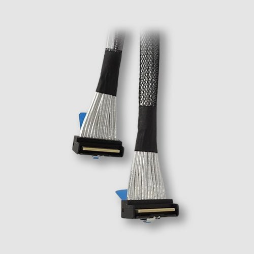 Cable Assembly, MCIO 8x RA to MCIO 8x RA - ASTRON 衡星科技股份有限公司