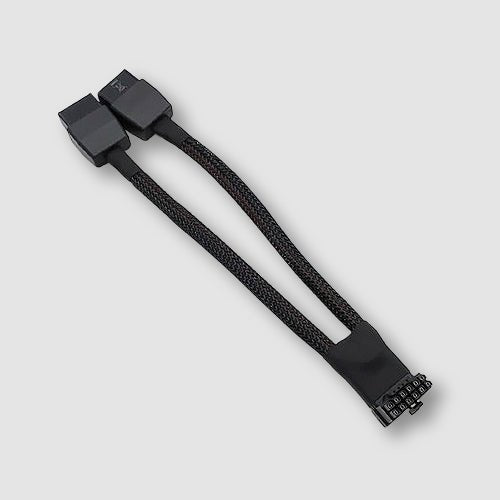 Smart Dongle, 12v - 2x6 Plug to 2*PCI - E 2X4P Receptacle - ASTRON 衡星科技股份有限公司