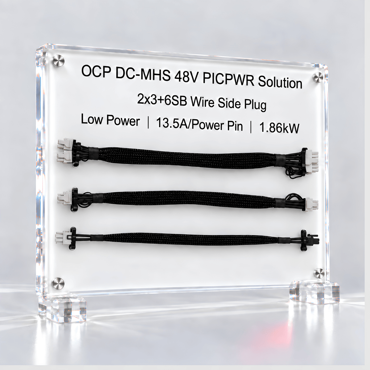 48V 2x3+6SB PICPWR Cable Connector - ASTRON 衡星科技股份有限公司