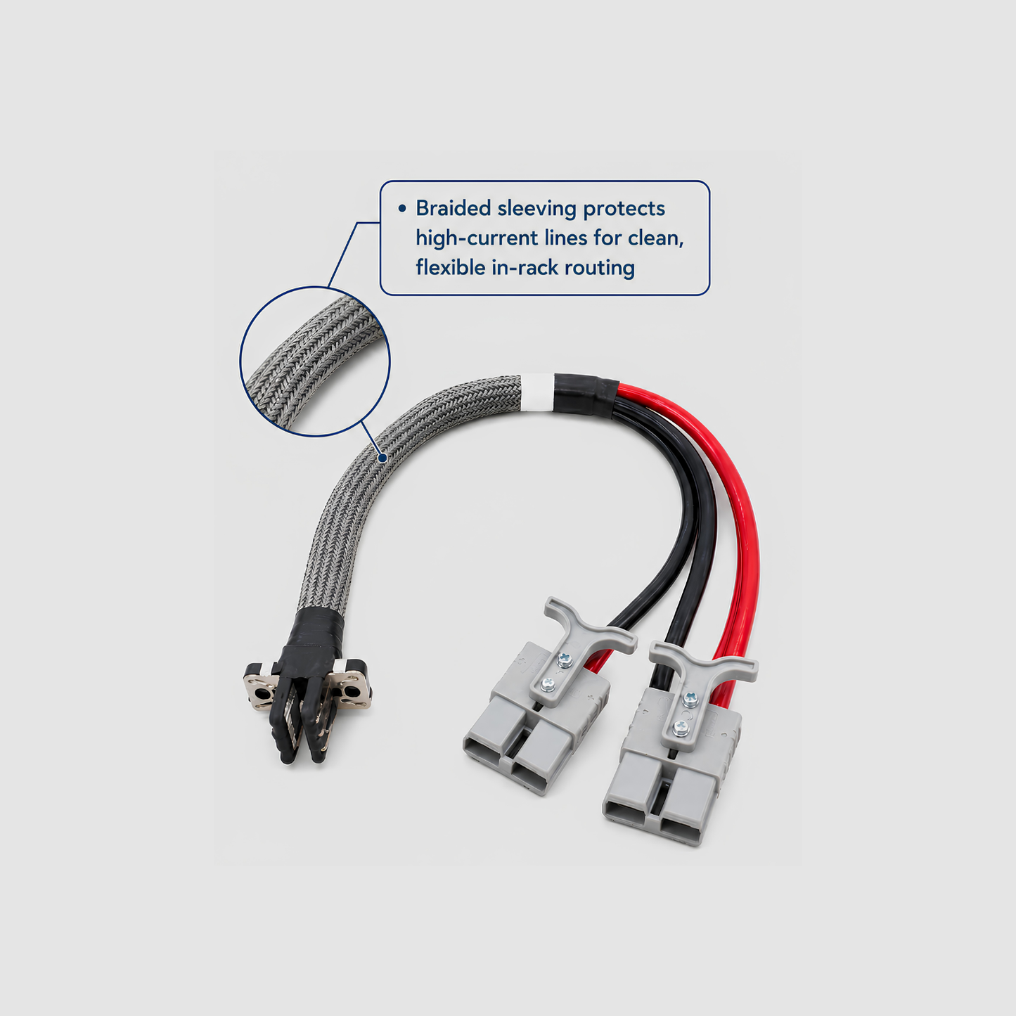 BusFlow® to Dual Power Connector Cable Assembly