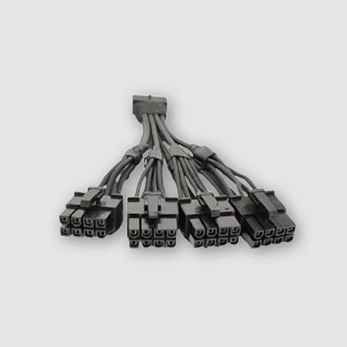 Power Cable,12V-2x6 Recertacle to 4*PCI-E 8Pin Plug