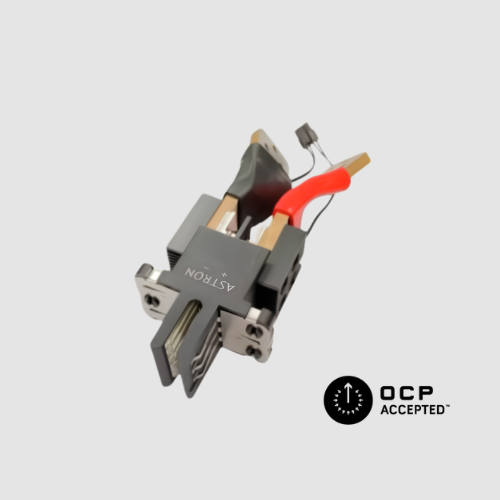 Astron OCP ORv3 BusFlow® 600A Connector to Flex Busbar with Heat Sink, with 500A option available
