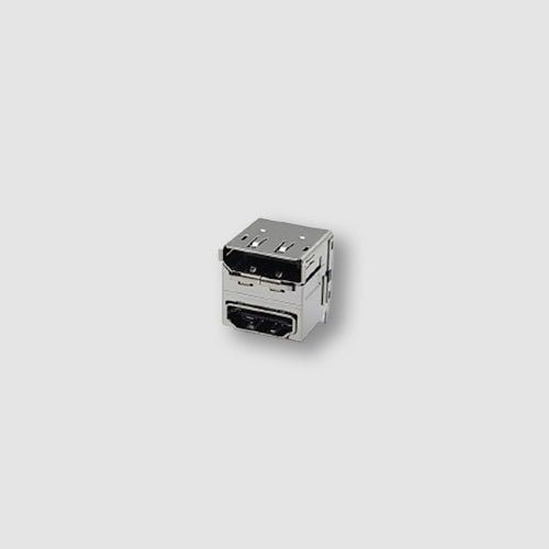 Combo Connector, Displayport 2.0+HDMI 2.1 W/O Post,Female,DIP Type - ASTRON 衡星科技股份有限公司