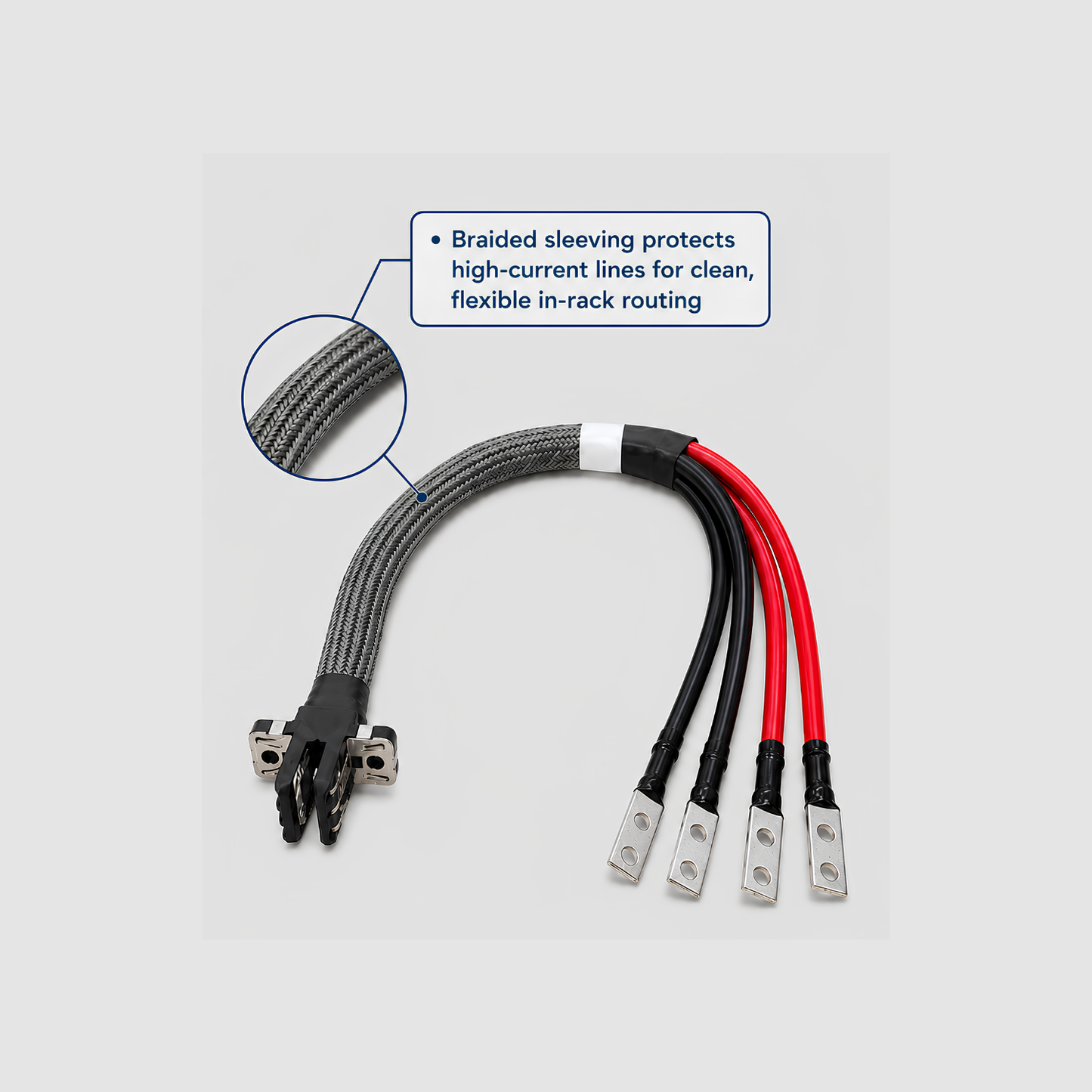 BusFlow® to 4-Lug Power Cable Assembly