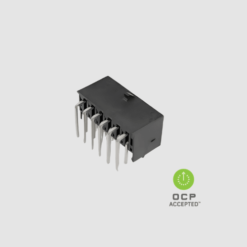 Power Connector ,12V-2x6+12SB, Right Angle DIP Type - ASTRON 衡星科技股份有限公司