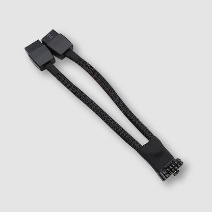 Smart Dongle, 12v - 2x6 Plug to 2*PCI - E 2X4P Receptacle - ASTRON 衡星科技股份有限公司